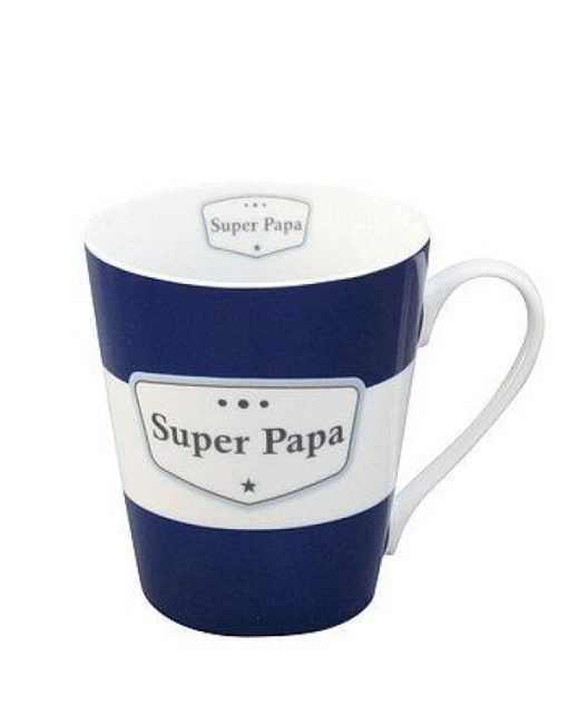 krasilnikoff super papa mug blue with handle new krasilnikoff 21