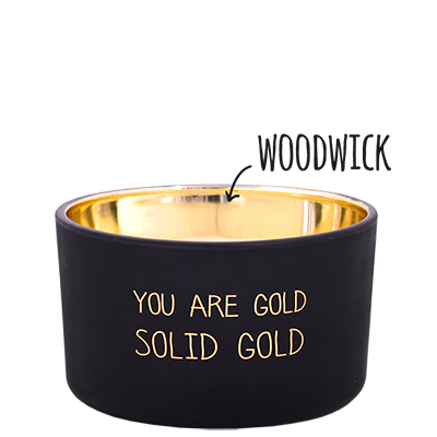 soy candle you are gold scent warm cashmere