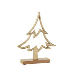 Decoratieve kerstboom goudkleur