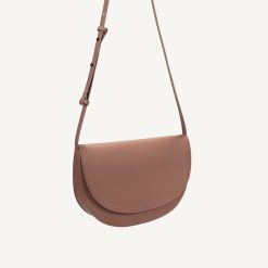 Monk & Anna handtas soma half moon - clay
