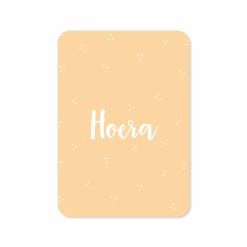 Wenskaart hoera