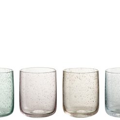 Jolipa 4 gekleurde waterglazen