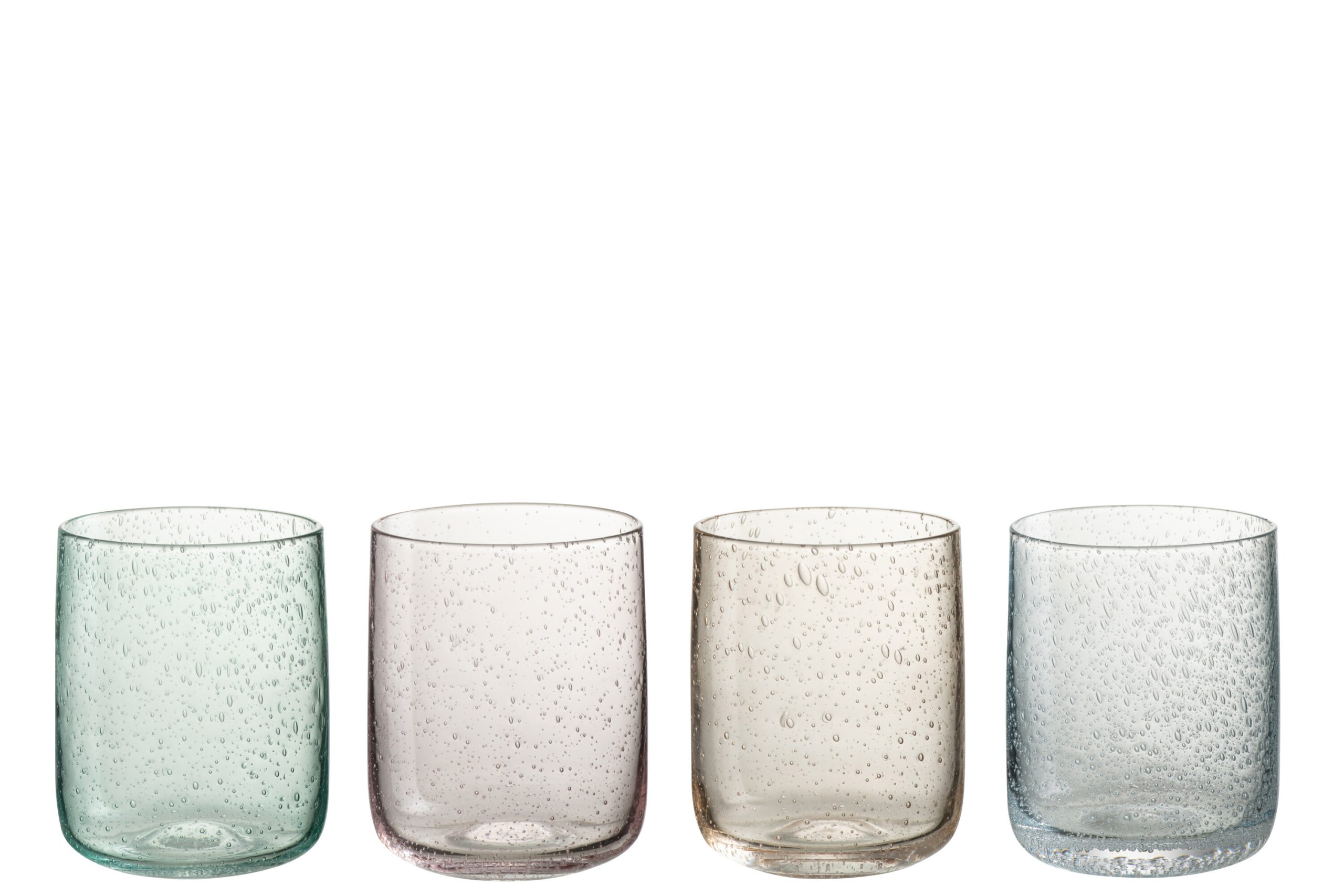 Jolipa 4 gekleurde waterglazen