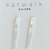 Zilveren oorring Katwalk Silver