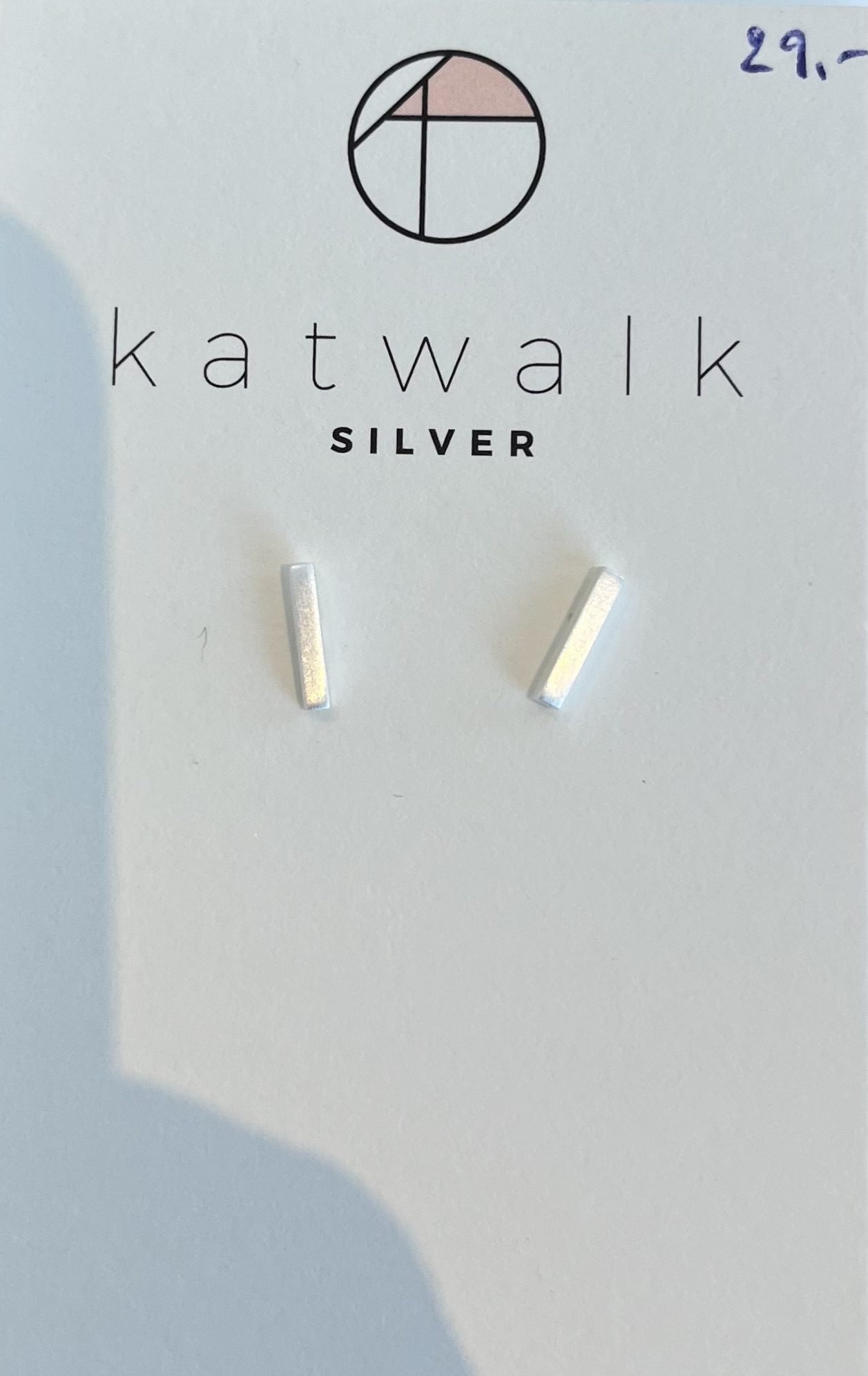 Zilveren oorring Katwalk Silver
