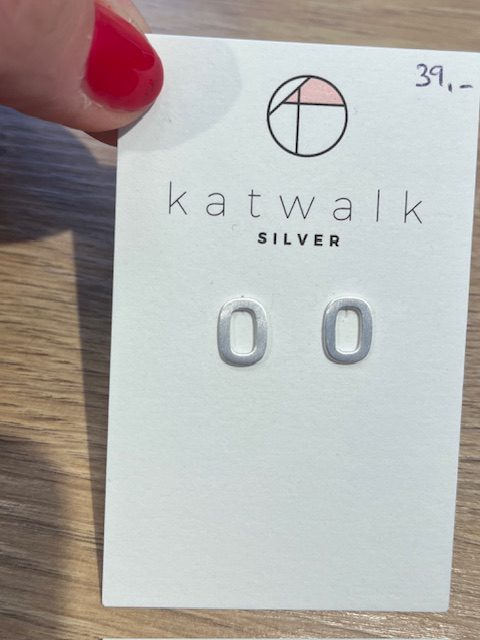 Zilveren oorring Katwalk Silver