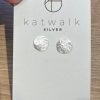 Zilveren oorring Katwalk Silver
