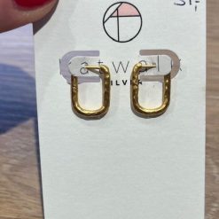 Zilveren oorring Katwalk Silver