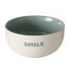 Ontbijtkom Boltze met tekst smile