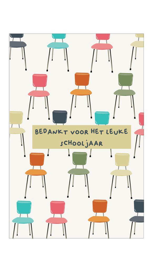 Notitieboekje leuke schooljaar