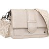 Champagnekleurige handtas
