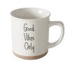 Tas met tekst Good vibes only