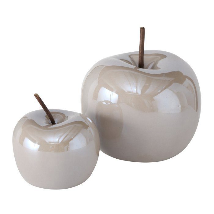 Appel parelmoer set van 2