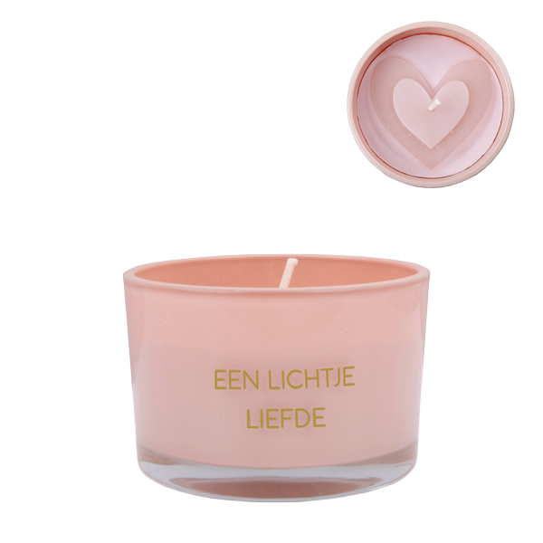 Geurkaars een lichtje liefde voor jou