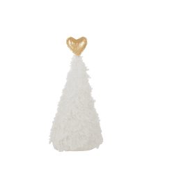 Witte decoratieve kerstboom
