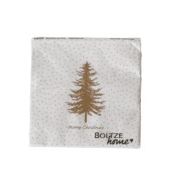 Servetten goudkleurige kerstboom - Afbeelding 3