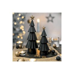 Alternative view of Zwarte kerstboom met ster