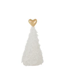 Alternative view of Witte decoratieve kerstboom 36cm