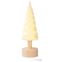 Porseleinen kerstboom lamp – warme LED verlichting 32cm