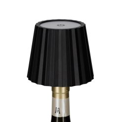 Fleslamp met flesstop