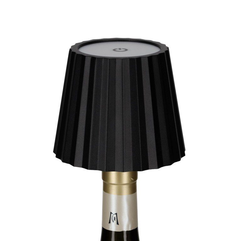 Fleslamp met flesstop