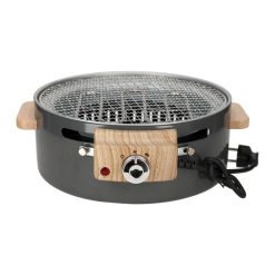 Hybride BBQ- tafelbarbeque grijs