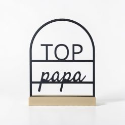 Alternative view of Papa kaart op houder
