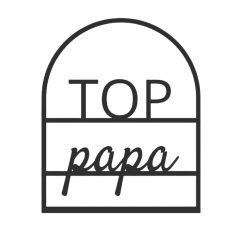 Papa kaart op houder