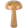 Retro paddenstoel met kleurrijke print
