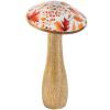 Decoratieve paddenstoel met herfstprint