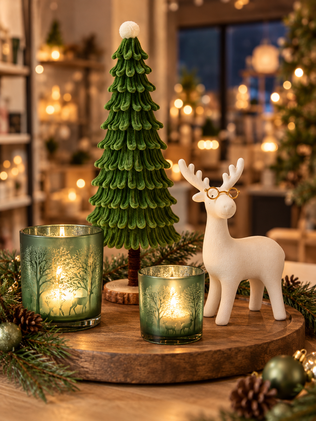 Kerstpakket winter forest wit