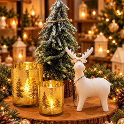 Kerstpakket Snow magic gold
