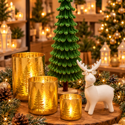 Kerstpakket Winter forest deluxe goud