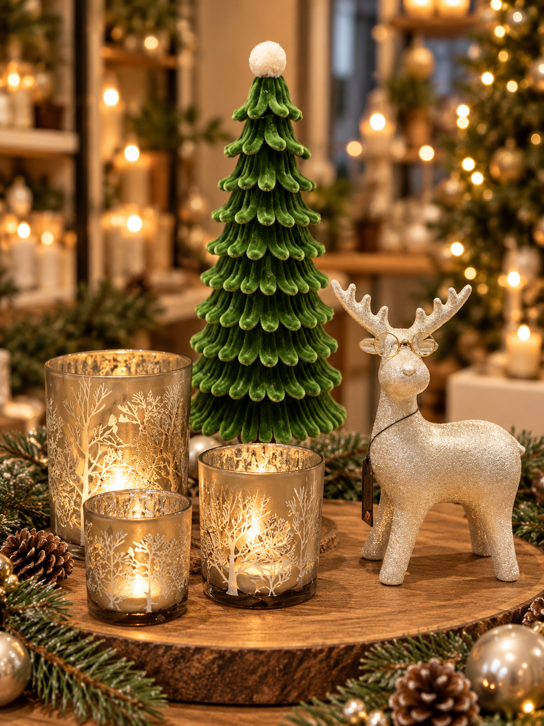 Kerstpakket Winter forest deluxe champagne