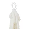 J-line - mantel hert - staand - wit - 76cm