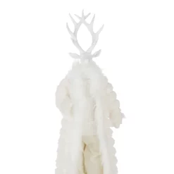 J-line - mantel hert - staand - wit - 76cm